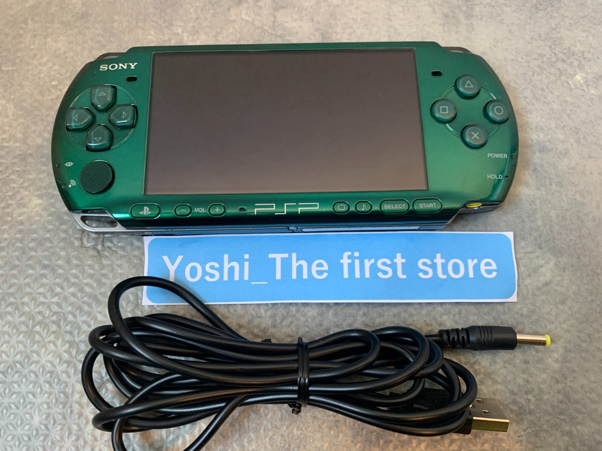 SONY PSP Playstation Portable Spirited Green PSP-3000SG Console
