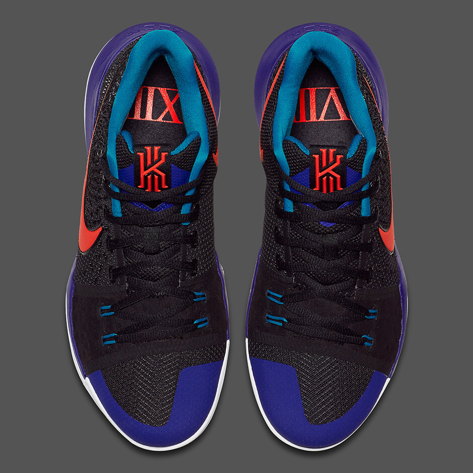 Nike Kyrie 3 III Kyrache Light Black Team Orange Concord 852395