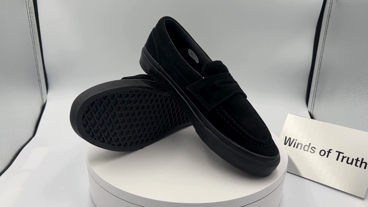 Vans Loafer Low Cut Leather 2 Colors V196CF CN Men's Size US 4