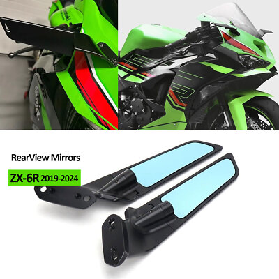 For Kawasaki Ninja 636 ZX-6R 2019-2024 Motorcycle Rear View