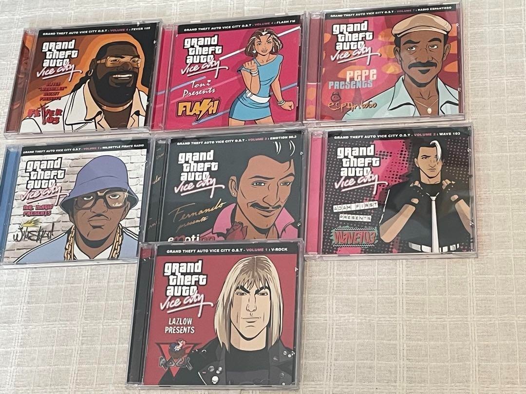 Grand Theft Auto Vice City Official Soundtrack Box Set Import Disc