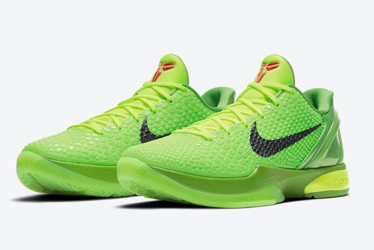 Sz 10.5- 2020 Zoom Kobe 6 Protro 'Grinch' CW2190-300 Verified