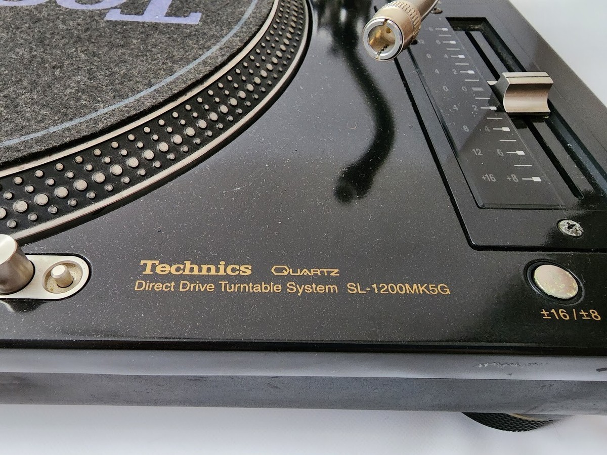 Technics SL-1200MK5G DJ Turntable Direct Drive SL1200 MK5G Black