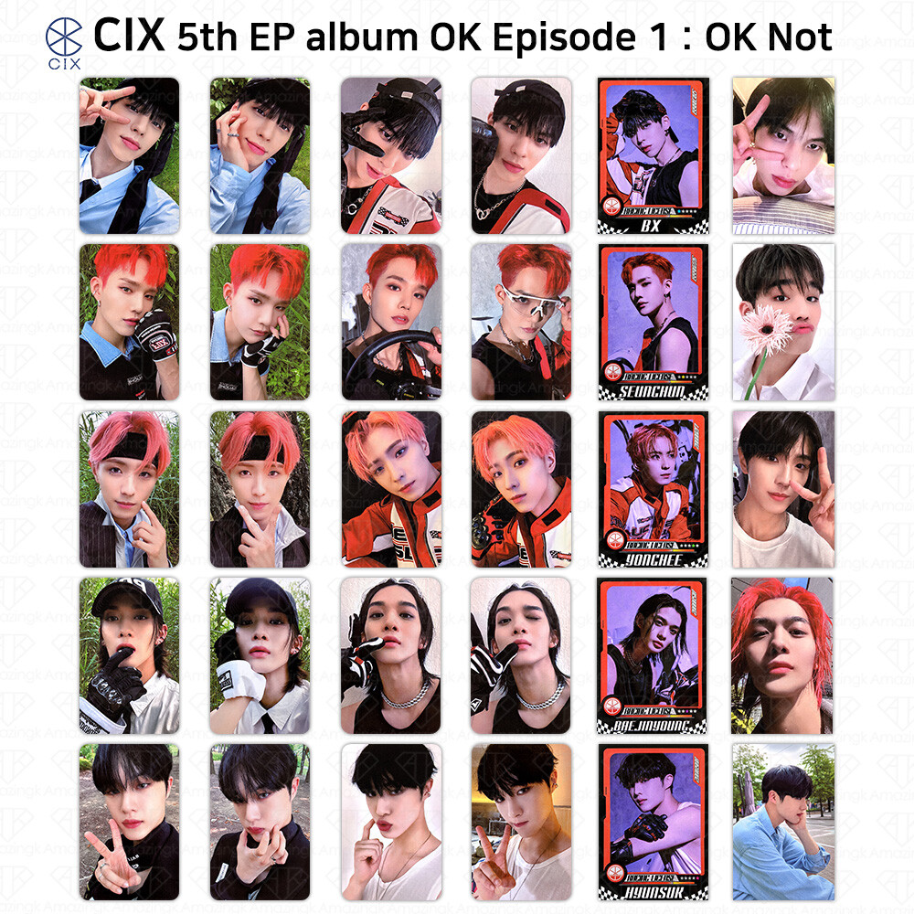 CIX 5th EP Album OK Episode 1 : OK Not Official Photocard License
