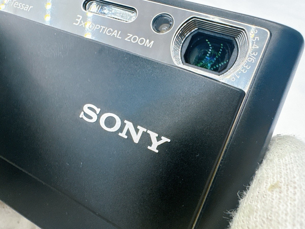 Sony Cyber-Shot DSC-T20 Digital Camera 8.1MP Black Carl Zeiss 3x