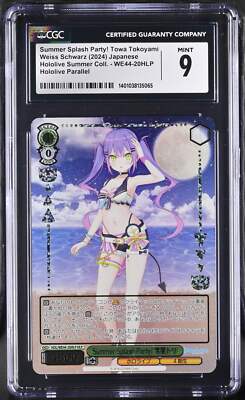2024 Weiss Schwarz Japanese Hololive Towa HOL/WE44-20HLP HLP CGC 9