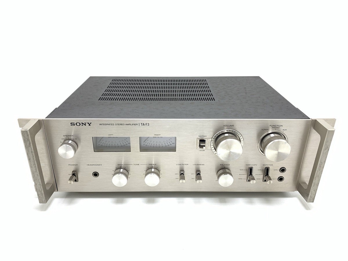 SONY TA F3 Integrated Stereo Amplifier 50 + 50 Watts RMS Vintage