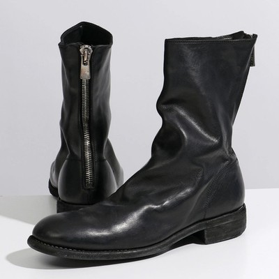 GUIDI 988 Men's Back Zip Boots, Full Grain Horse Leather Mid