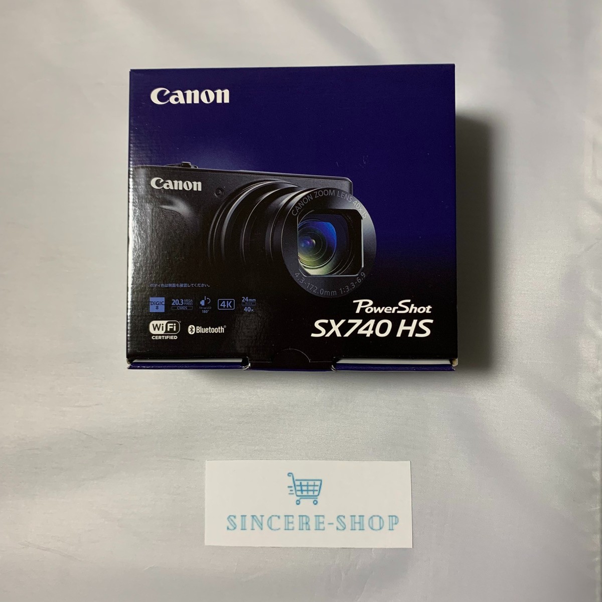 Canon PowerShot SX740 HS 20.3MP Digital Camera Silver Black From