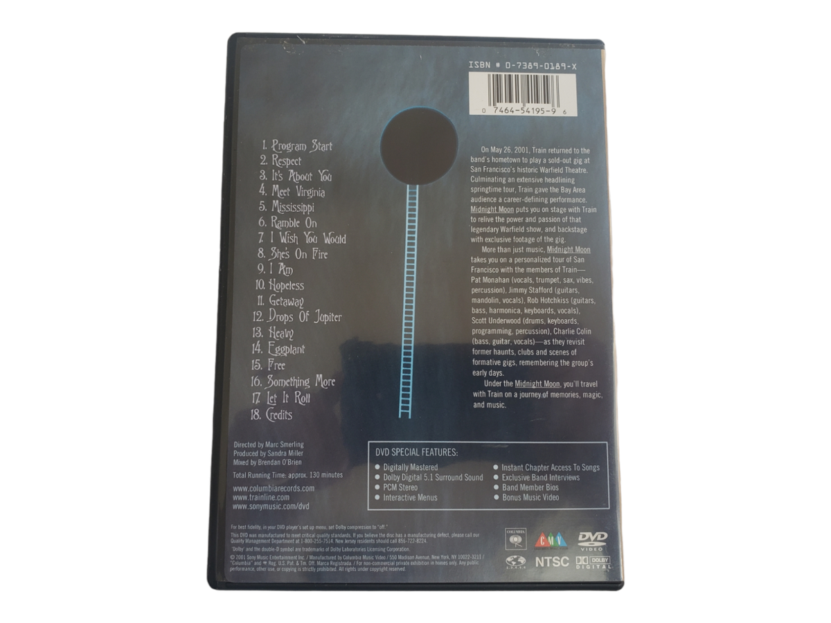 Train Midnight Moon DVD（ミッドナイトムーンTrain） Amazon.com