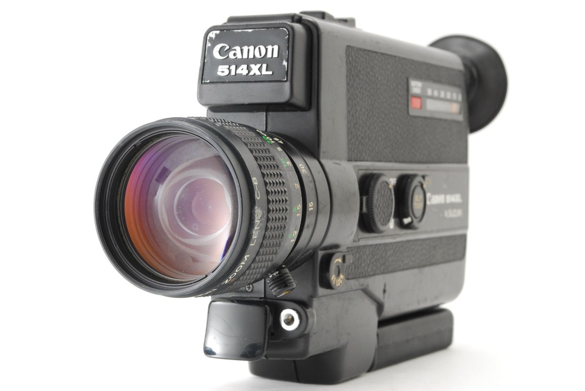 EXCELLENT+5】Canon 514XL Super 8 8MM Zoom 9-45mm F/1.4 Film Camera
