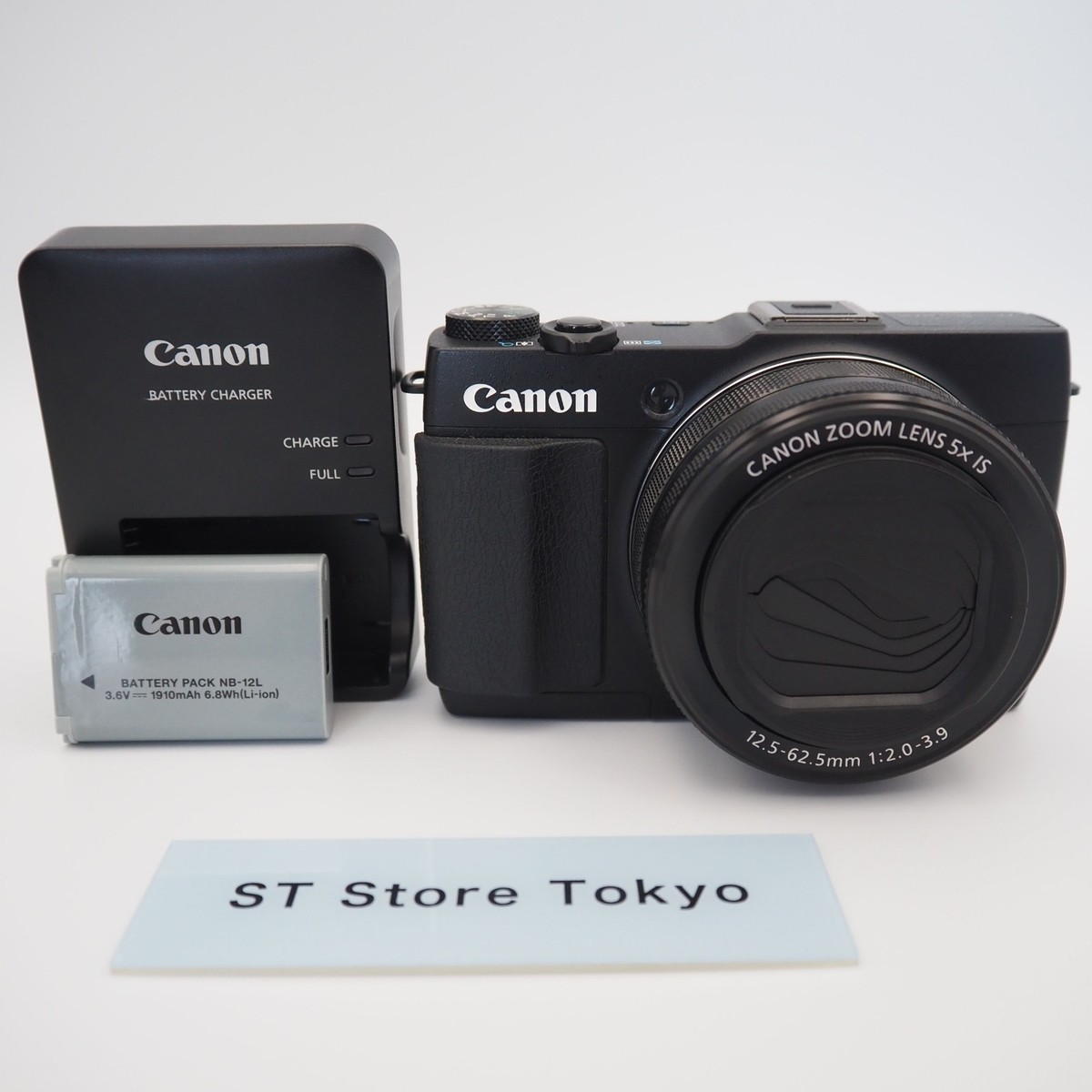 Mint] Canon PowerShot G1 X Mark II Digital Camera Black w/Battery