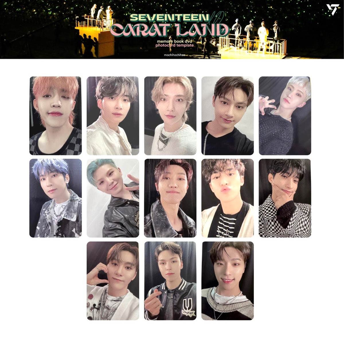 SEVENTEEN 2022 6TH FAN MEETING official Photo card CARAT LAND DVD