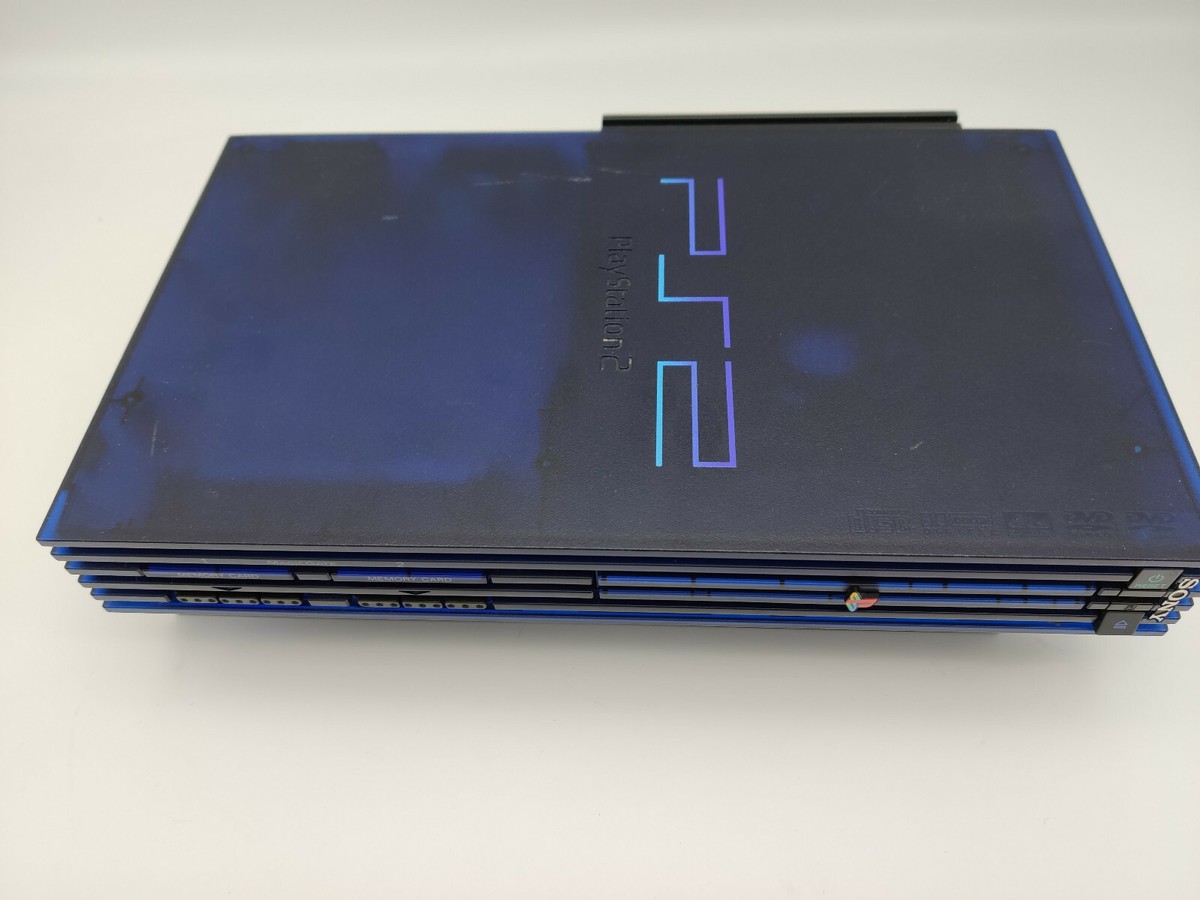 CONSOLE PLAYSTATION 2 MIDNIGHT BLUE SCPH-50000 MB/NH BOX TESTED