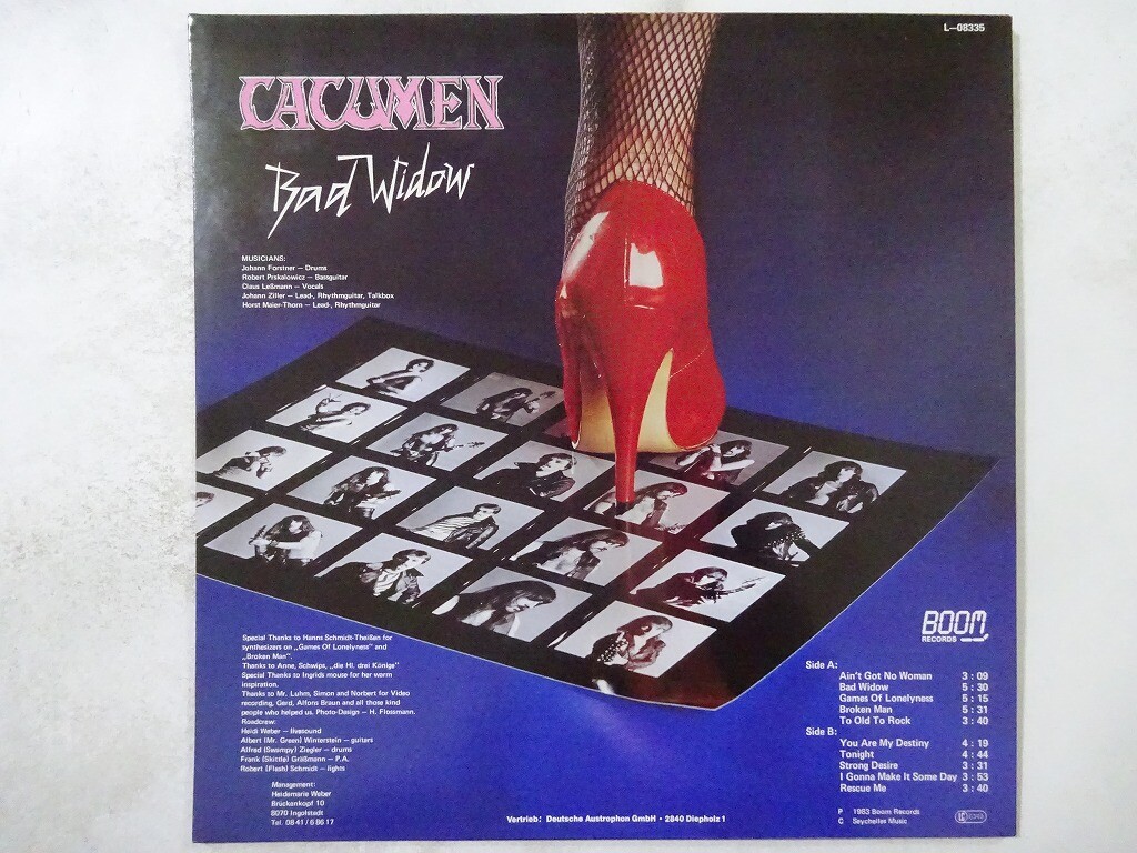 Cacumen Bad Widow Boom Germany L-08335 Germany VINYL LP | eBay