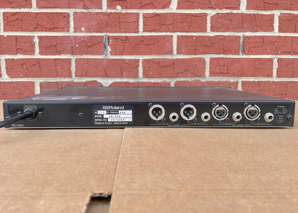 Roland SN-550 Digital Noise Eliminator Original Box Vintage Rare