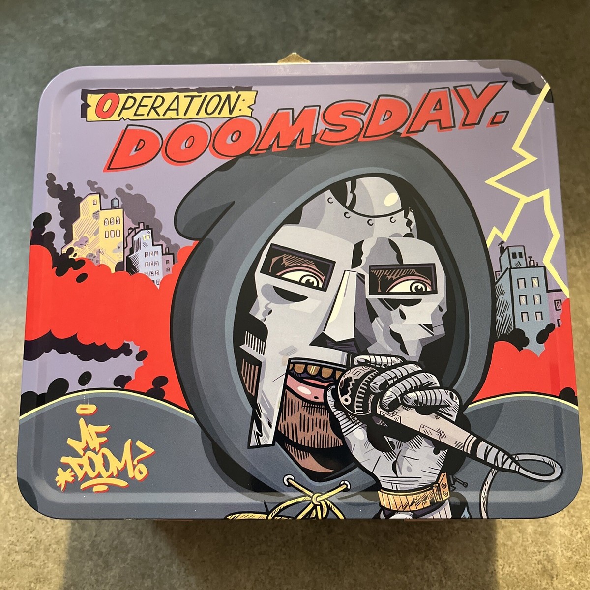 MF DOOM Operation Doomsday Lunchbox Edition RARE CD & Cards - NM+