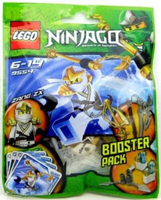 LEGO NINJAGO: Zane ZX 9554 Booster Pack 2012 Retired New Sealed