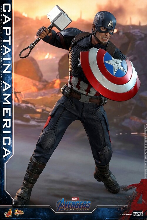 NEW Hot Toys MM536 1/6 Avengers Endgame CAPTAIN AMERICA 31cm