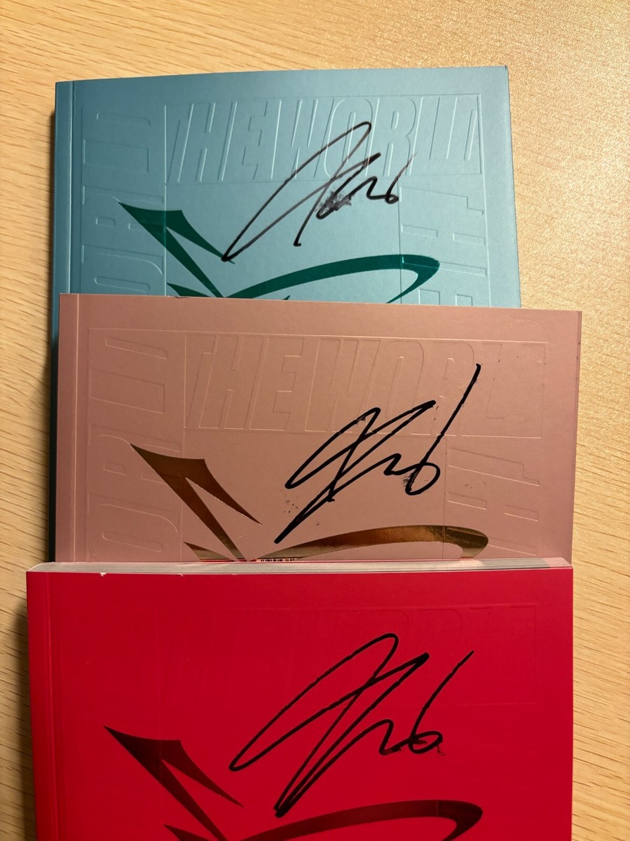 Ateez [The World Ep. Fin: Will] SEONGHWA Autographed Signed Album