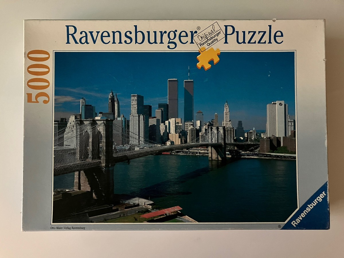 5000 Piece Jigsaw Puzzle Ravensburger New York With Twin Towers