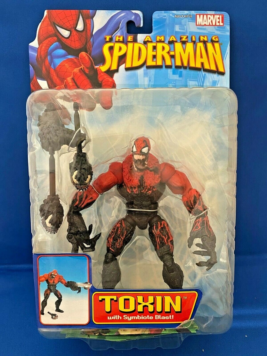 Toy Biz The Amazing Spider-Man Toxin with Symbiote Blast Action