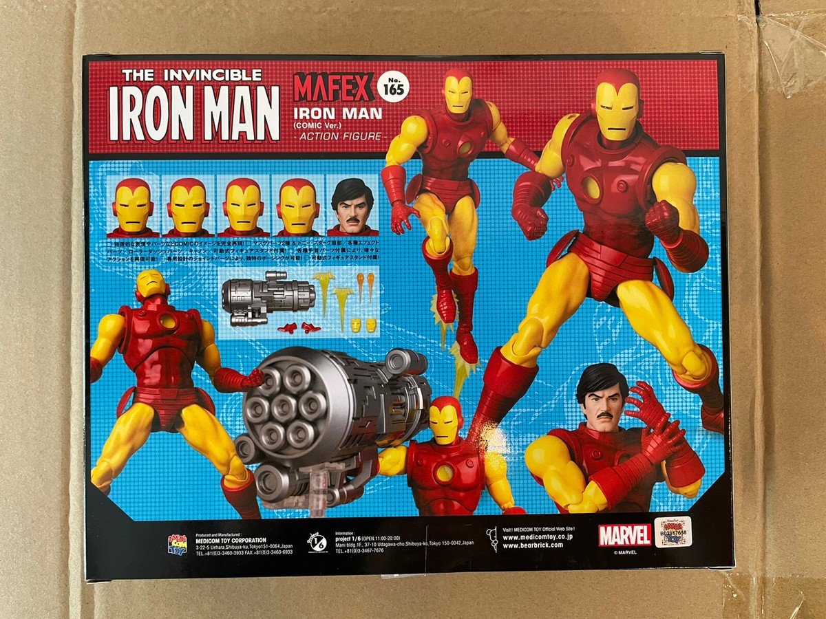 MEDICOM TOY MAFEX IRON MAN COMIC Ver. No.165 Figure | eBay
