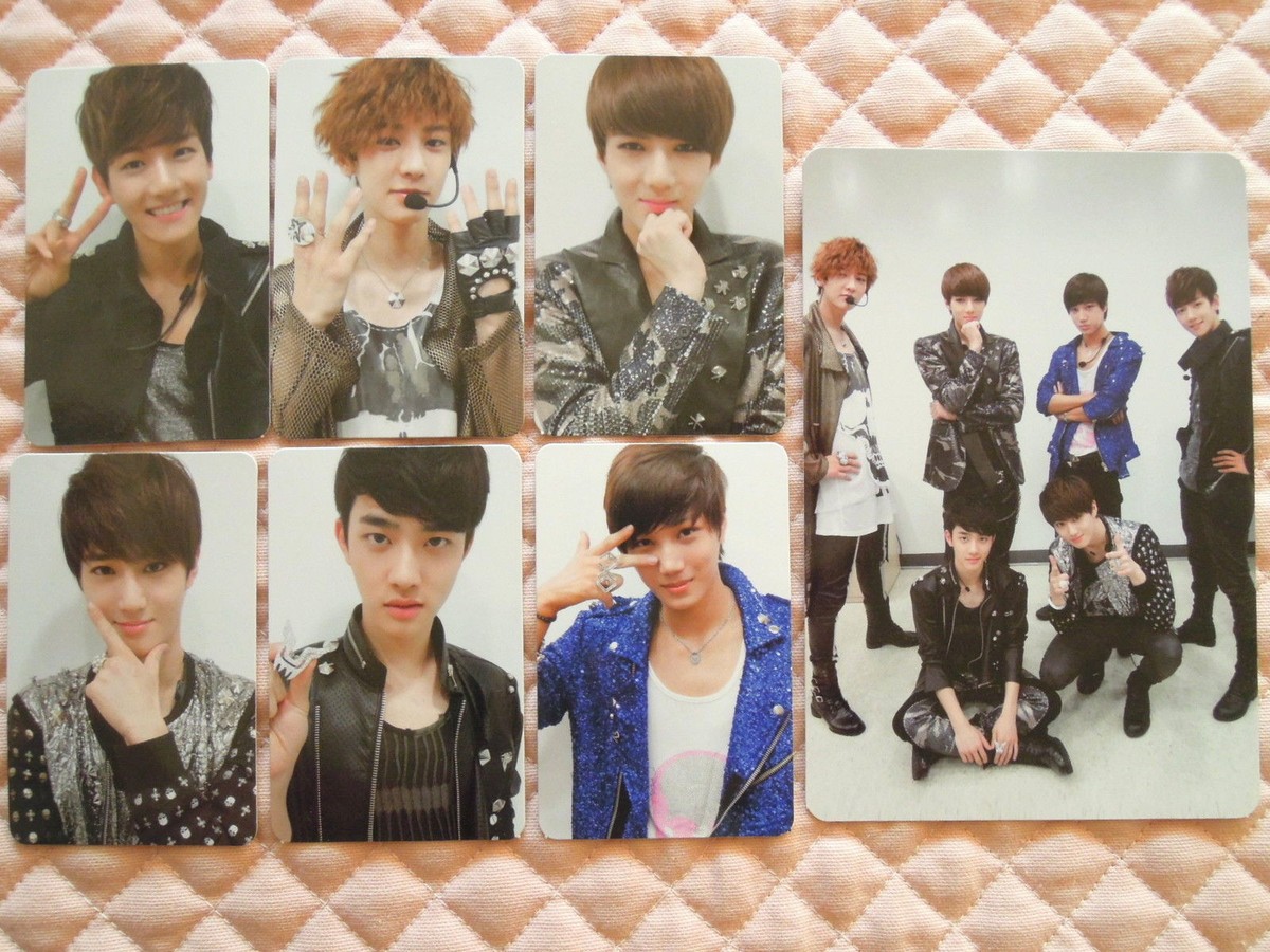 EXO EXO-K 1st Mini Album MAMA Photocard Set Baekhyun Chanyeol