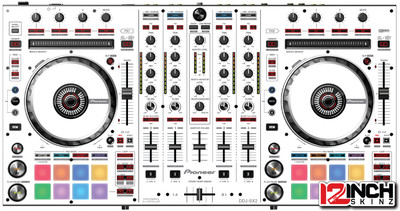 Pioneer DDJ-SX2 Skin - white grey | eBay