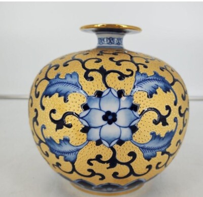 No.57☆送料無料☆熊本☆玉名☆西照寺窯☆林清治☆大花瓶☆箱付き☆ No