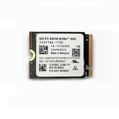 NEW WD PC SN740 M.2 2230 SSD 1TB NVMe PCIe For Surface Laptop 3