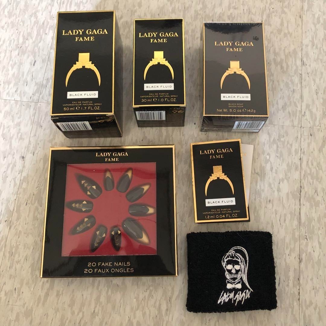 LADY GAGA FAME Eau de Parfum 30ml & 50ml Soap Wristband Can bag w