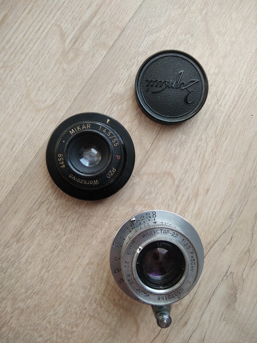 INDUSTAR - 22 soviet lens For Zorki FED Zorki +Cap+Mikar | eBay