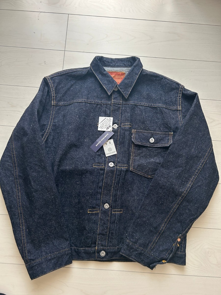 Samurai Jeans S0551XX 1st Type - Denim Jacket Indigo One Washed
