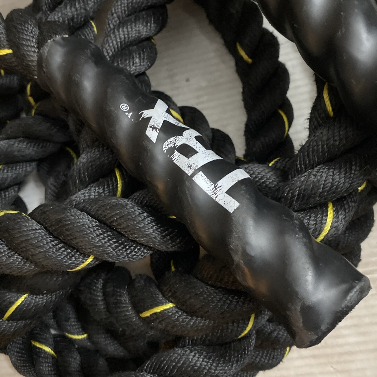 TRX 30 Ft Battle Rope Workout Equipment for Home Gym & Outdoor