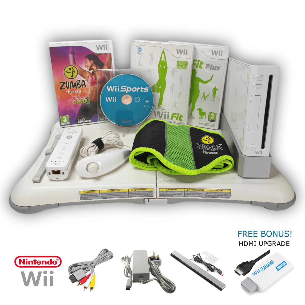 Nintendo Wii Fit Console with Balance Board - Choose Your Bundle