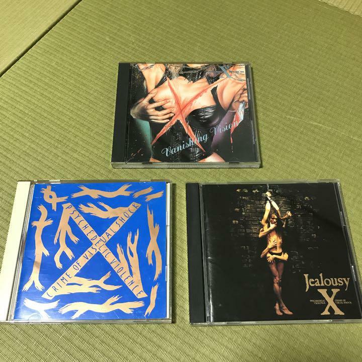X Vanishing Vision BLUE BLOOD JEALOUSY 3-piece set X JAPAN Yoshiki