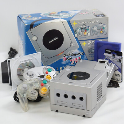 Nintendo GameCube Silver Console Enjoy Plus DOL-101 JP For Japan