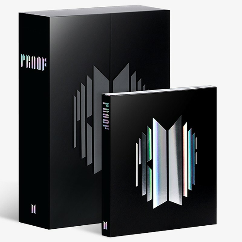 BTS PROOF Album COMPACT+STANDARD 6CD+5Buch+11 Foto Karte+Poster+
