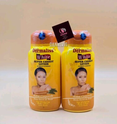 X2 NEW RAPH Whitening Lotion Lightening Dermaliss Carrot Skin