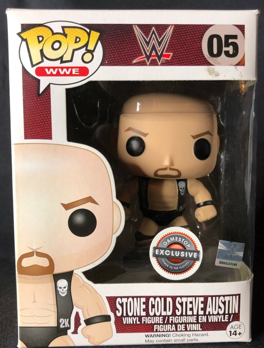 Vaulted Gamestop Exclusive WWE Stone Cold Steve Austin #05 Funko