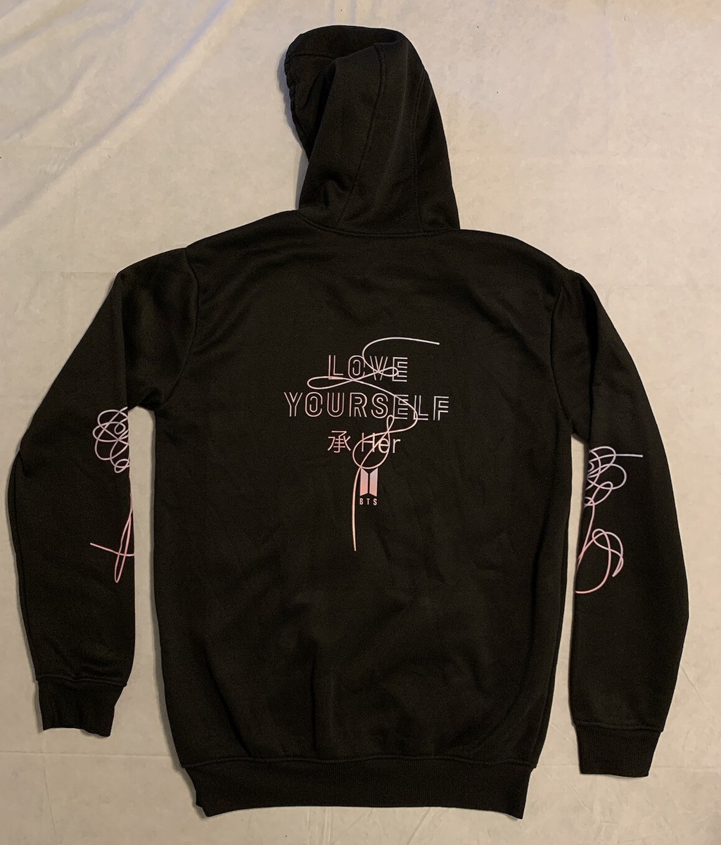 BTS Love Yourself Unisex Pullover Hoodie Sweater Lightweight Kpop