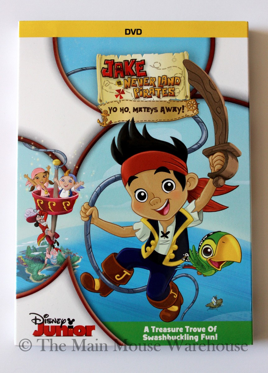 Jake and Neverland Pirates Yo Ho Mateys Away! DVD 7 Episodes No