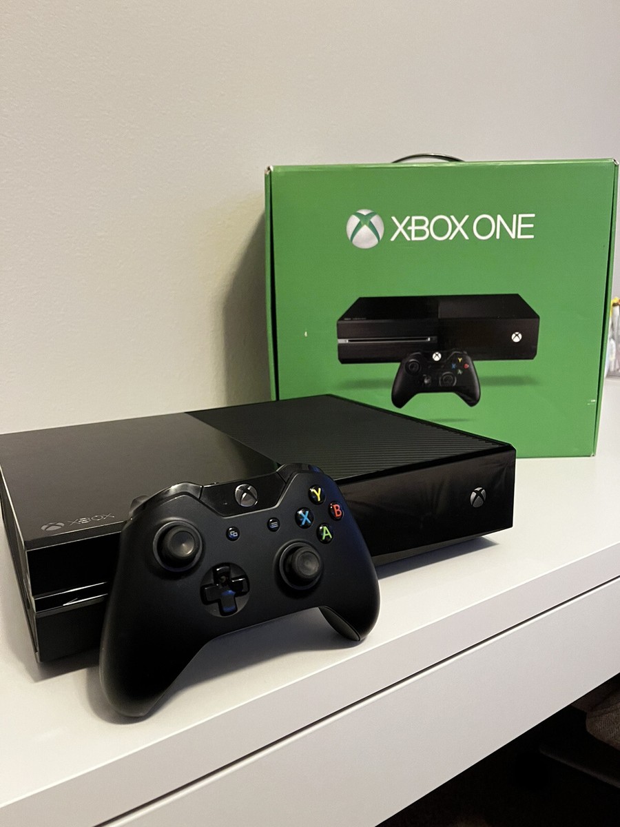 Microsoft Xbox One 500GB Console - Black, with Controller and