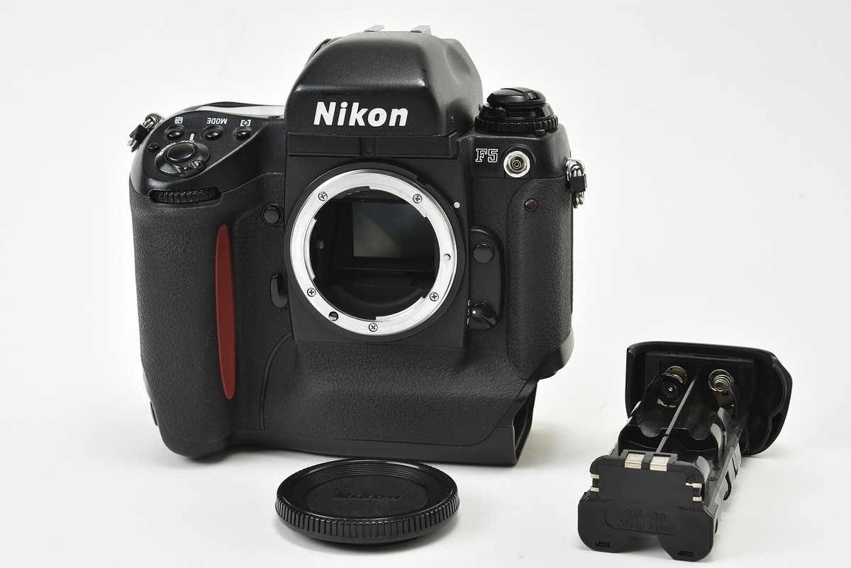 Nikon F5 35mm SLR AF Film Camera Black Body DP-30 from Japan [Very