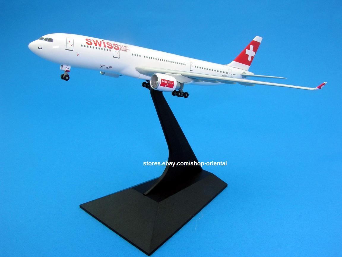 DRAGON WINGS SWISS AIRLINES Airbus A330 1:400 Diecast Civil Plane