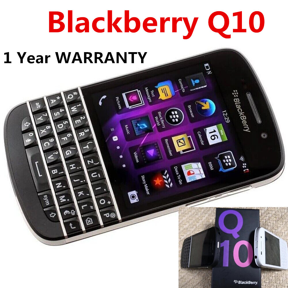 Blackberry Q10 16GB BlackBerryOS 4G Unlocked Original Smartphone