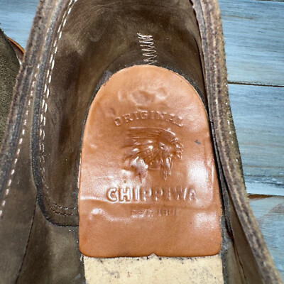 Chippewa Originals Oxfords 1901M75 Men's Suede Dress Shoes Vibram