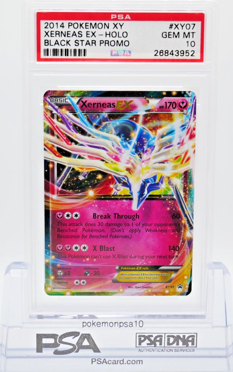 PSA 10 XERNEAS EX #XY07 POKEMON 2014 XY BLACK STAR PROMO GEM MINT
