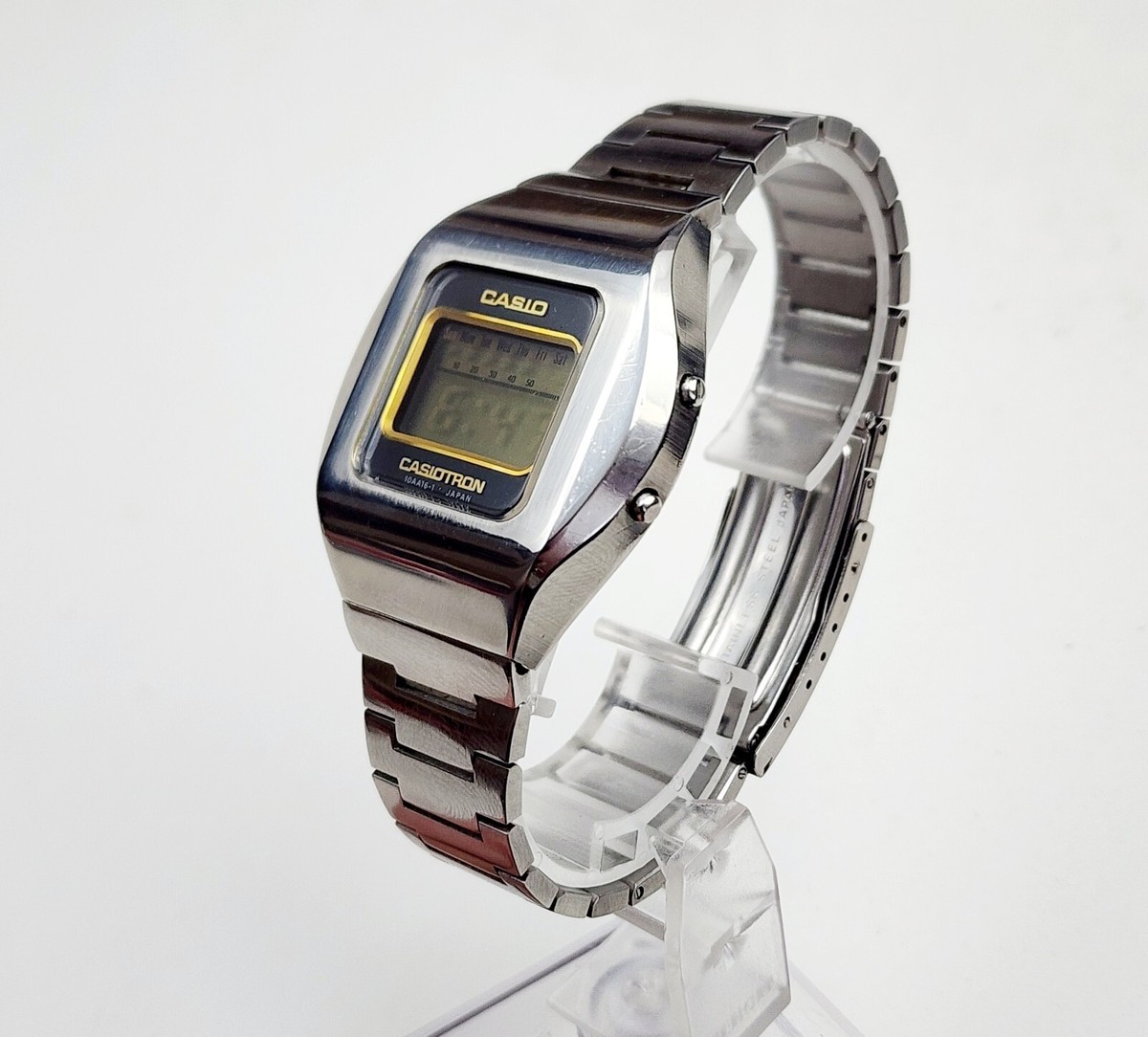 Men's JAPAN Vintage 1977 DIGITAL Watch CASIO CASIOTRON S-12 | eBay
